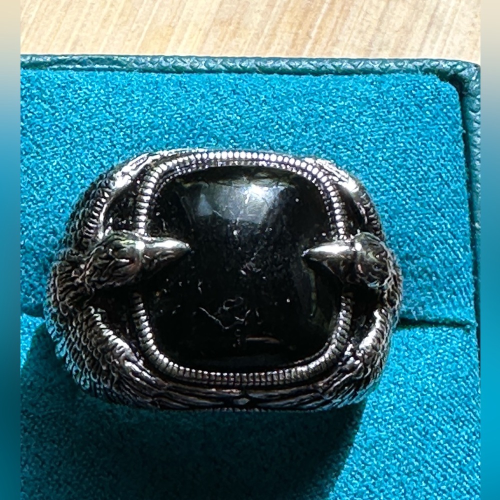 Effy Men’s silver ring black onyx